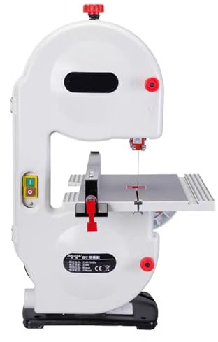 Miniature Table Saw, 8 Inch Desktop Wire Jigsaw for Metal and Wood, Multifunctional Band Machine for Precision Cutting
