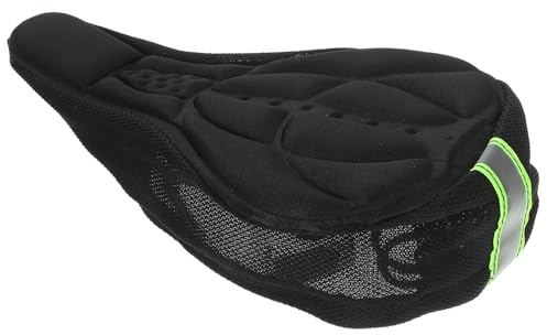 ibasenice Coussin de Selle de Vélo pour VTT, Housse de Selle Vélo Mousse Épaisse, Respirant et Antidérapant, Confort pour Route