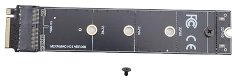 Socobeta 12 16 Pin SSD to M.2 KEY M Adapter Card for 2013 to 2017 MacBooks PCIe 4.0 High Speed Data Transfer OS X Window