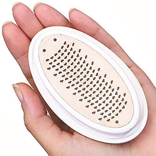 Burwells 2 Feet Files Foot Mate Egg Shaped Dead Skin Callus Remover Pedicure Kit Stainless Steel Tool File for Feet Care Wet and Dry Cracked Skin Ergonomically Designed
