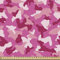 ABAKUHAUS Camouflagedruck Gewebe als Meterware, Camouflage Formen Kunst, Schön Gewebten Stoff für Polster und Wohnaccessoires, 1M (148x100cm), Himbeere Rosa