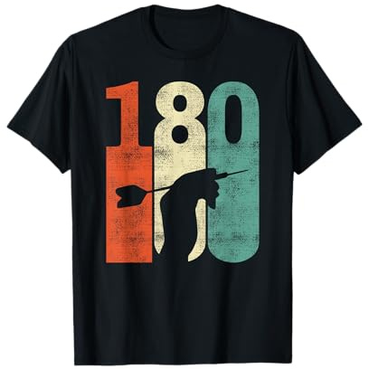 Vintage 180 Darts Retro Dartspieler Geschenk T-Shirt