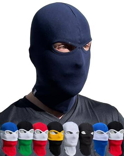 PGwear Sturmhaube Streifen und Uni viele Farben (Navy)