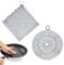 Gusseisen Reiniger, 2 Stücke Gusseisenreiniger Dutch Oven Gusseisenreiniger Ringreiniger, Kettennetz-Schrubber mit Schrubber Reinigungsset Grillreinigungs-Werkzeuge für Grillpfannen oder Woks