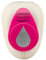 Vaessen Creative 21496-005 Motivstanzer Tropfen Medium, 25 x 17 mm, Kleiner Motivlocher Aus Metall und Plastik, Ausgestanztes Motiv, Zum Basteln Mit Papier, weiß/rosa, 1.7 x 2.5 cm