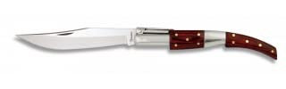 ALBAINOX- 01041. Navaja ARABE CARRACA Nº 00. Mango de Estamina roja. Hoja: 6.70 cm. Herramienta para Caza, Pesca, Camping, Outdoor, Supervivencia y Bushcraft