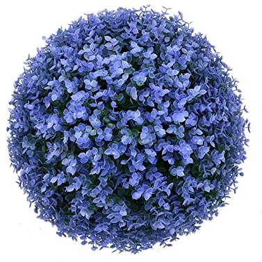 PROUH Kunstrasen Ball, Künstliche Buchsbaumkugel, Uv-verblassungsgeschützt Künstliche Pflanzen Im Freien für Hochzeitsfest DIY Hotel Haus Hof Gartendekoration (C 40cm)
