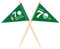 VOWFOO Golf Themed Toothpick Flags, 20 PCS Par 70 And Still Swinging Birthday Golf Cocktail Picks Mini Stick Cupcake Toppers Flags for Par 70 Golf 70th Birthday Party Food Bar Decorations (Par 70)