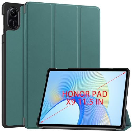 idudao Case for Honor Pad X9 11.5 inch 2023, Slim Light Tablet Cover Folio Hard Case Shell Fit for X9 11.5 in Green