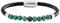COAI Herren Leder Armband mit Naturstein Malachit Perlen M