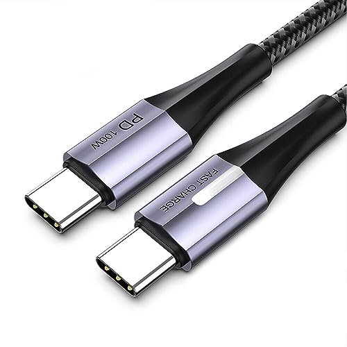 AJP 5A USB C Charger Cable for Dell Lenovo HP Chromebooks Asus Acer I-phones Tablets Smartphones Matebook LG Gram mac books Wireless Earbuds Nintendo Switch PD 100W Fast Charging TYPE C Cord Lead 1M