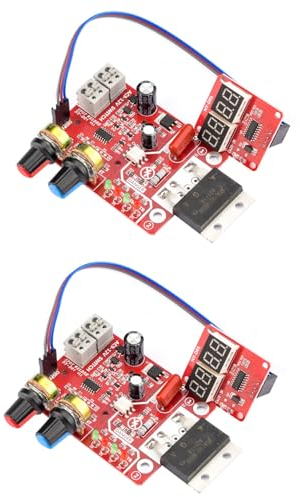2X Digitales Schweißen Maschine Zeit Steuerung Anzeige Schweißgerät AC 110V 220V Bis 9V Transformator Controller Board 100A
