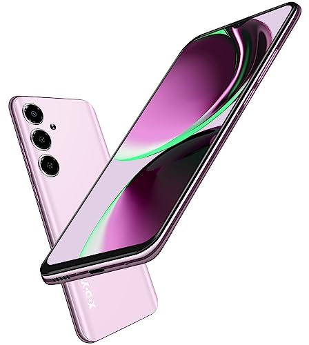 XGODY Smartphone Ohne Vertrag, V50 Neu Handy Günstig 4GB+64GB 256GB Erweiterbar, 4G Quad Core Android 10 Handy mit 4500mAh und 6.52'' Display, 13MP+5MP, GPS Face ID Dual SIM GPS Handy(Rosa)