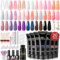 COSCELIA Poly Nagel Gel Set, 20 Farben Poly Nagelverlängerung Gel Gelnägel Starterset Poly Nail Extension Gel Kit für Nageldesign Selber Machen