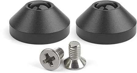 2Pcs Mechanical keyboard Metal Anode Aluminum Mat Tapered Lift Type Mat Support Pad Anodized Aluminum Cone Feet