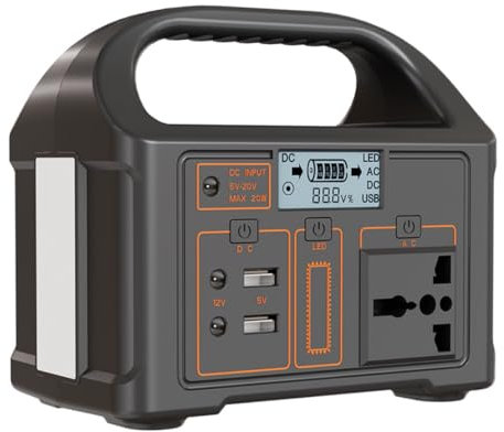 Mini Portable Power Station 100Wh Backup Lithium Battery, 240V 100W Pure Sine Wave AC Outlet for Outdoor Camping, Home Emergency camping power bank pack