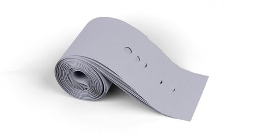 ERSATZLAMELLEN 9 Farben 250 cm LANG INDIVIDUELL KÜRZBAR AUSTAUSCHLAMELLEN LAMELLENVORHANG (Hellgrau, 20er Set)