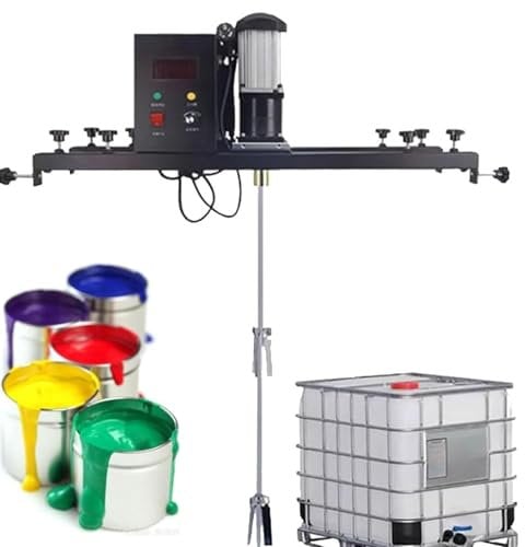 JNHWFDB Air Agitator for IBC Tank, Electric Paint Agitator, Folding Propeller, for Ink Remover, Paint Mixing Equipment, Electric Tank Mixer 980 WB
