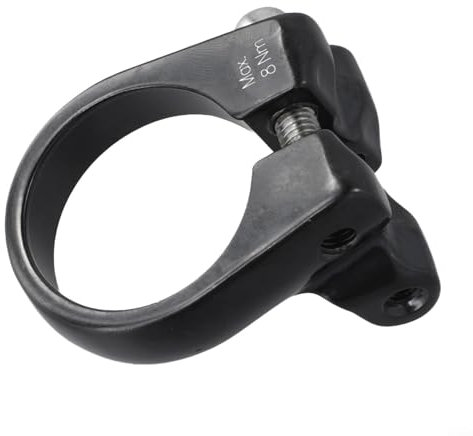 ComfyHarbor Mountainbike-Sattelstützenklemmen-Adapter für Gepäckträger, Aluminiumlegierung, U-Form, Schnellspanner, Fahrrad-Sattelstützenklemme (30,8 mm)