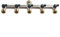Raccord en laiton 5 voies pour tuyau d'arrosage universel compatible avec robinets et équipements standard 3/4