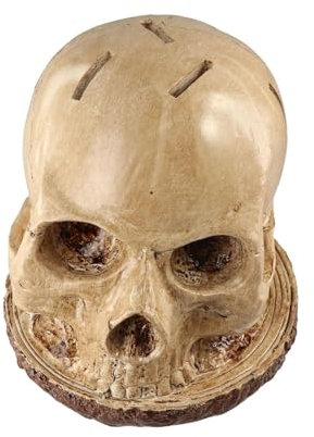 Porte-couteaux tête de mort, porte-couteaux de cuisine tête de mort | Organisateur de couteaux d’horreur Organisateur de couteaux squelette,Bloc de couteaux décoratifs, bloc de couteaux de cuisine