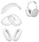 AGAOSH Silikon-Schutzhülle für AirPods Max Kopfhörer (2024/2020), Ohrpolster-Abdeckungen, weiche TPU-Ohrmuschelabdeckungen, Kopfbandabdeckung, Zubehör, Schutz für Apple AirPods Max (USB-C/Lightning