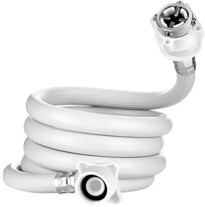 Schlauch, Kompatibel Mit Waschmaschinen-Wasserzulaufrohr, Wasserzulaufanschluss Und Versorgungsleitung, Waschmaschinenschlauch, Tragbarer Wasserzulaufanschluss(5M)