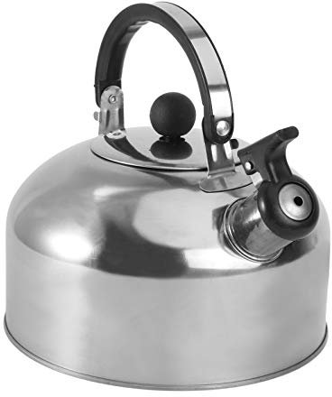 Wasserkocher, Induktionsherd, Wassertopf, robuster Pfeifkessel, Edelstahl-Teekanne, 2 l, für Kochfelder