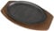 DINHEAROM Sartén de Hierro para Barbacoa Teppanyaki de Sartén para Cocinar Carne Plancha de Asar Utensilio de Cocina Resistente y Saludable