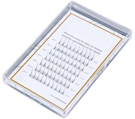 Cils Pailletés 80 Pièces Postiches | Extensions de Cils Individuelles Pour Filles Amie Épouse Fêtes Maison Mariage Noël Festival Cosplay Vacances