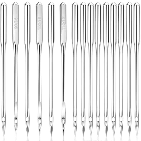 60 Aiguilles pour Machine à Coudre,Taille Universelle 90/14 100/16 110/18