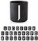 Design Letters Tasse Personalisiert (A-Z) | Kaffeebecher Porzellan | Kaffeetassen Buchstaben | Personalisierte Tasse, Personalisierte Geschenke | Tassen Schwarz | Dekorativ Tassen Buchstaben 250 Ml