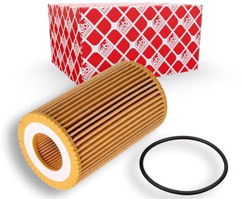 febi bilstein 100490 Ölfilter mit Dichtring , 1 Stück | 100490 passend für A4 A5 A6 A7 Q7 | 100490