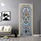 FLFK 3D Wohnzimmer Türtapete Wandbilder Selbstklebend Tür Poster Vinyl Entfernbar Mauer Aufkleber Zuhause Dekor 77x200CM