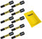 10 x SabreCut SCRH432_10 32mm H4 Hex Magnetic Impact Screwdriver Driver Bits Set Single Ended Heavy Duty