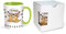 Trötsch Jan und Henry Tasse grün Kaffeetasse Teetasse Kindertasse (Jan & Henry): Kaffeetasse Teetasse Geschenkidee Geschenk Kindertasse