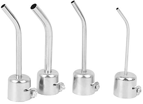4 Stücke Heißluftpistolen Düse Universelle Reduzierdüse aus Aluminiumlegierung Schweißlötzubehör Reparaturwerkzeuge Heißluft Zubehör-Set für 850 Heißluftpistolen