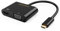 CableCreation Adaptateur USB C vers HDMI VGA 4K @ 60 Hz, adaptateur VGA vers USBC-C, adaptateur multiport USB-C VGA compatible avec iPhone 15 Plus/15 Pro Max, Galaxy S22 Ultra, iPad Pro 2020,
