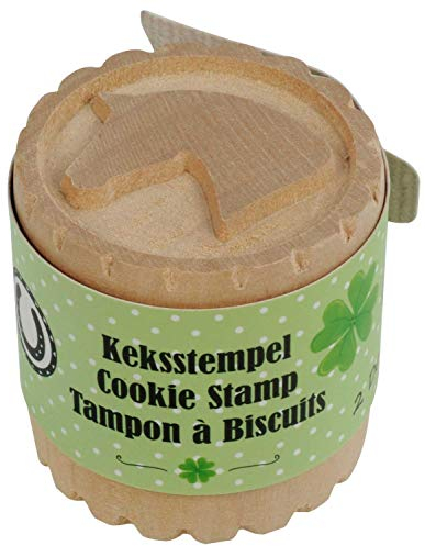 happyROSS Holz-Keksstempel Pferdeglück