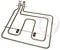 Resistencia superior para horno (ORIGINAL Beko) 1100 W-230 V código del recambio: 262900064