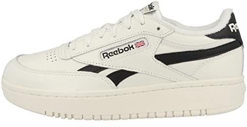 Reebok Damen Club C Double Turnschuh Sneaker,Chalk Cblack Chalk,42 EU