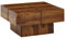 FineBuy Table Basse de Salon Sheesham Bois Massif 57,5x57,5x30 cm Carrée Marron | Petite Table de Canapé | Design Table d'appoint Style Moderne