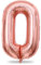 40 Rose Gold Number 0 Balloon for Girls, Large Self Inflating Helium Foil Number Balloons Set 0-9 for Women 20th 30th 40th Birthday Anniversary Wedding New Year Baby Shower Party Decorations Supplies