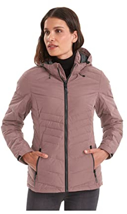 Killtec Damen Steppjacke Jacke in Daunenoptik mit abzippbarer Kapuze KOW 149 WMN QLTD Jckt wasserabweisend, atmungsaktiv, windabweisend 00523-malve 38