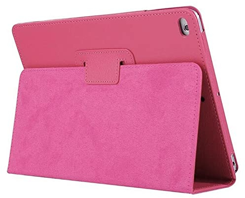 Flip Folio Case For iPad 9th Generation 2021,8th Gen 2020,7th Gen 2019 (10.2-inch iPad 9th/8th/7th) PU-Leather Stand Cover with Pencil Holder For iPad10.2” Magnetic Closure Auto Wake/Sleep (Pink)