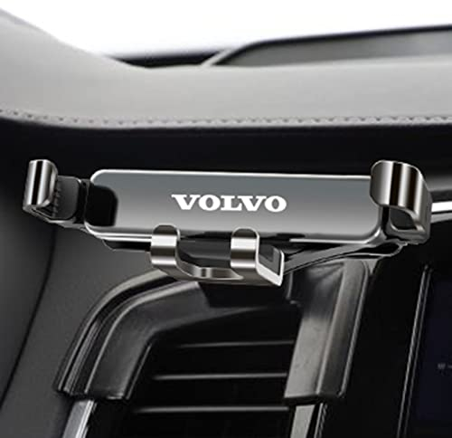 LAYSSA Auto Handyhalterung für Volvo XC60 S90 V90 S60 XC40 XC90, Handy KFZ Halterungen Kratzfest rutschfest, 360° Drehung Flexibel, Universal Autotelefonhalter Auto Zubehör,XC90 2015~2022