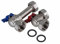 Zewotherm Eck-Verteiler-Anschluss-Set 1 Zoll für Fußbodenheizung – Gehäuse aus Messing, flachdichend mit Innengewinde und Überwurfmutter für ZEWOTHERM Verteiler HKV-D
