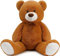 MorisMos Orso Peluche Gigante Marrone 130cm, XXL Giganti Orsacchiotto Peluche Orsetto Grande Morbido Kawaii Coccoloso, Idee Regalo San Valentino per Lei Fidanzata Donna Bambini Compleanno