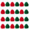 DIVINA VITAE 24 Stück Weihnachts-Mini-Strickmütze