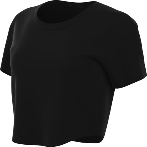 Nike One Fitted Dri-FIT Crop Top mit kurzen Ärmeln für Damen, FN2804